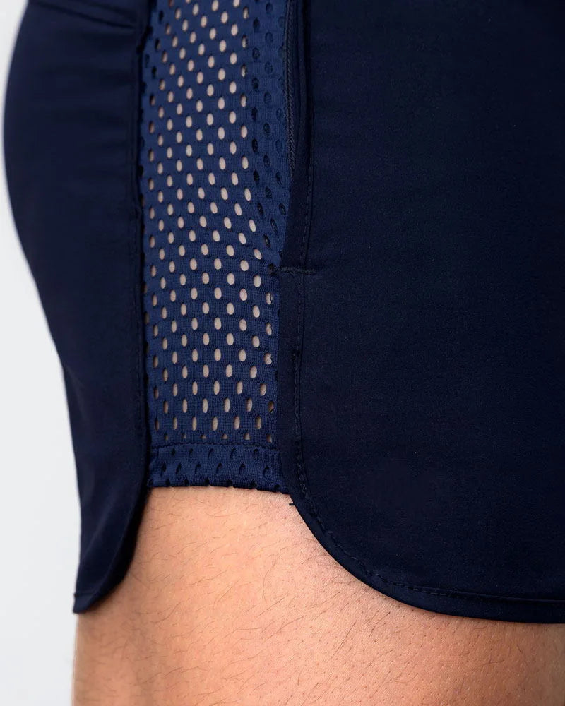 Men Elastic Mesh Training Shorts &ndash; Breathable Comfort
