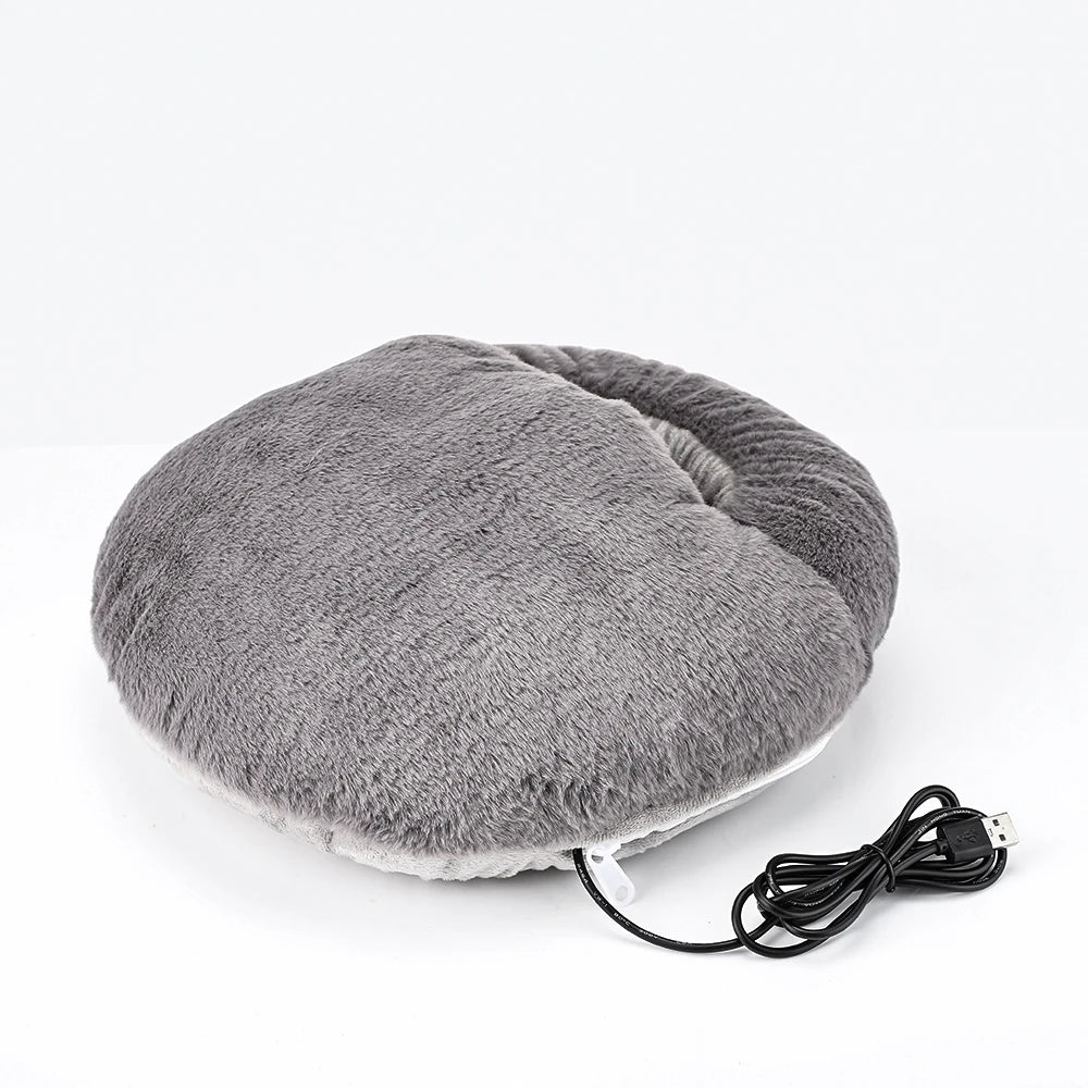 Electric Foot Heating Pad &ndash; Washable Cozy Feet Warmer Type C
