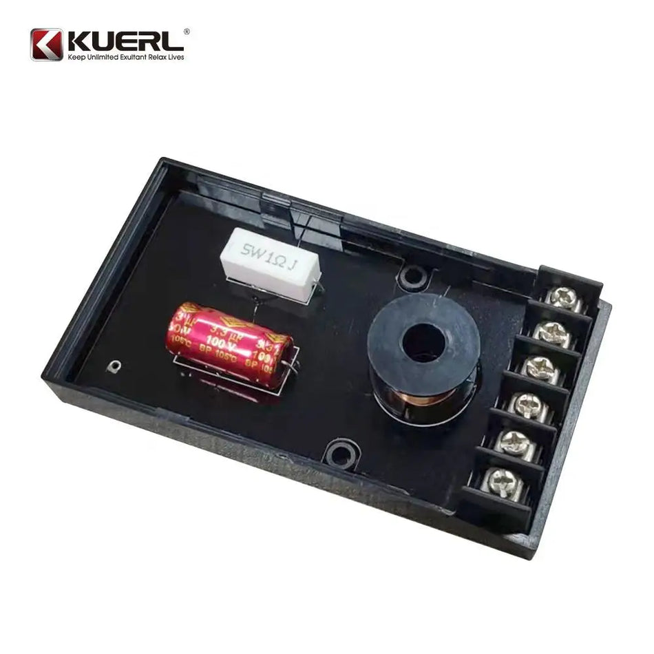 Filtro de cruce HiFi de 2 vías para tweeters y woofers de audio para automóviles