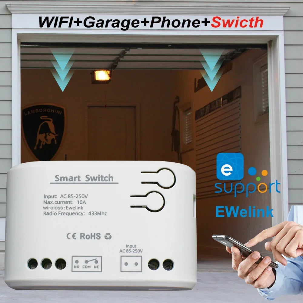EWELINK Smart WiFi Garage Door Opener with Alexa Voice Control