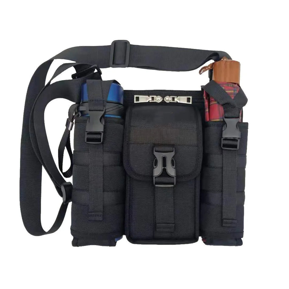 Outdoor Crossbody Bag for Sports, Cycling, Travel, Water Bottle Holder