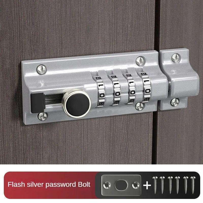 Digital Combination Lock for Doors Silver
