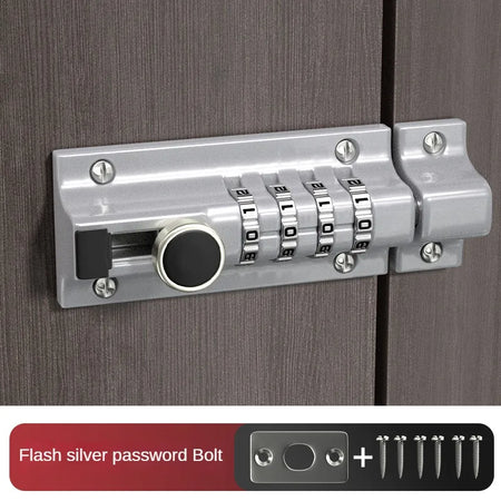 Digital Combination Lock for Doors Silver