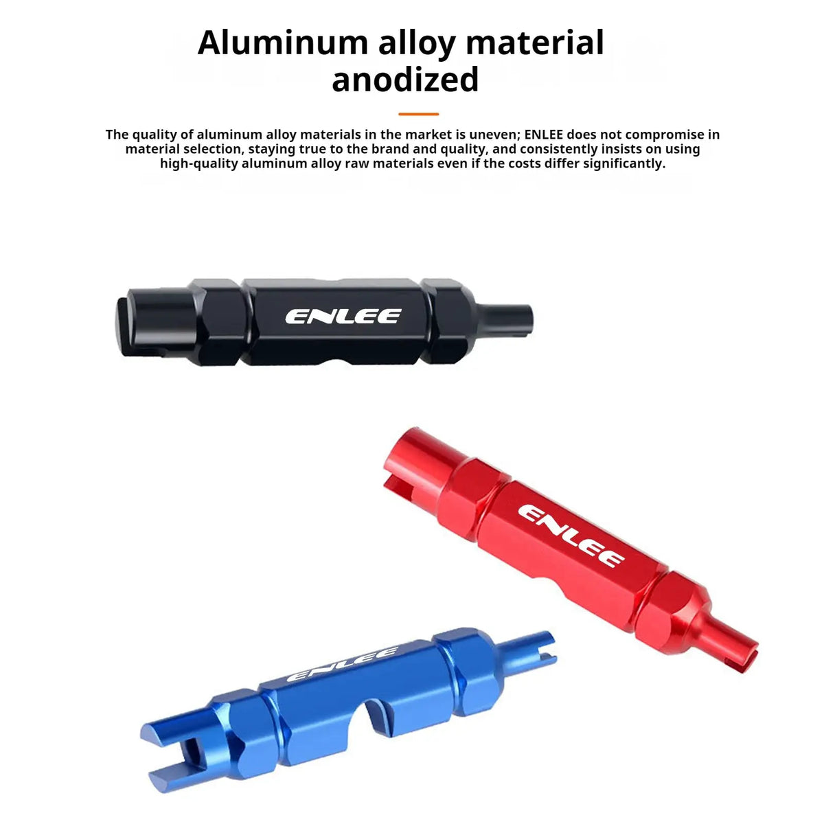 ENLEE Multi-Functional American-Style Valve Core Tool Bicycle Valve Stem Tire Valve Extension Rod Disassembly And Repair Wrench by InterCyprus Trading Ltd