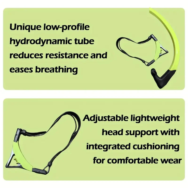 Adult Diving Triangle Snorkel - Comfortable Silicone