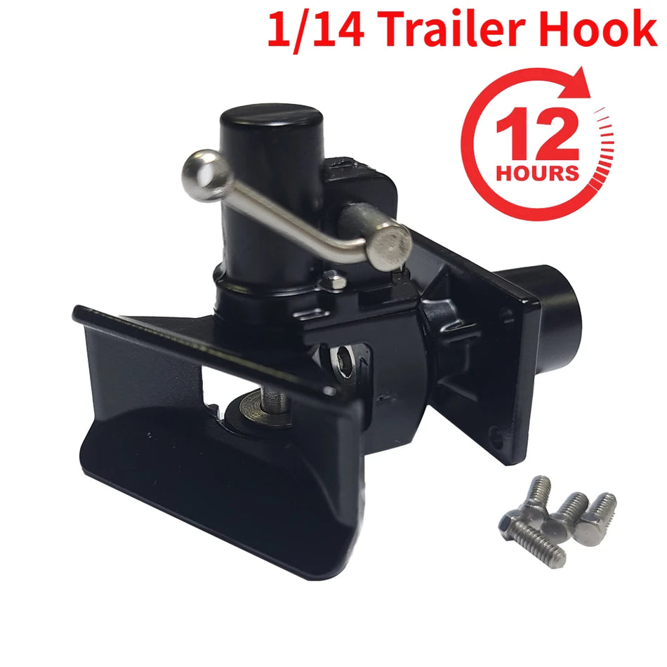 Γάντζος ουράς ρυμουλκούμενου για φορτηγό Goni 1/14 RC, μεταλλική κατασκευή, ανθεκτικός