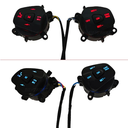 1Pair Steering Wheel Button Volume Cruise Control Switch with Backlight For Ford Fiesta MK7 MK8 ST Ecosport 2013 2014 by InterCyprus Trading Ltd
