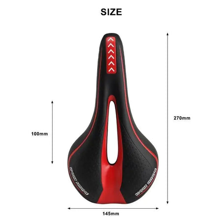 Extra Soft Gel MTB Bicycle Saddle with Hollow Ventilation Design
