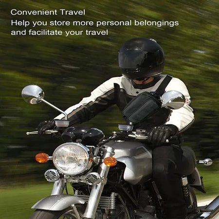 Motorcycle Front Storage Bag &ndash; Universal Fit for Handlebar Convenience