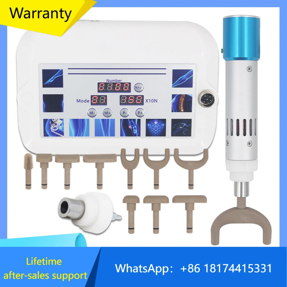 1800N Narzędzie do regulacji kręgosłupa chiropraktycznego z podręcznikiem 10 głowic