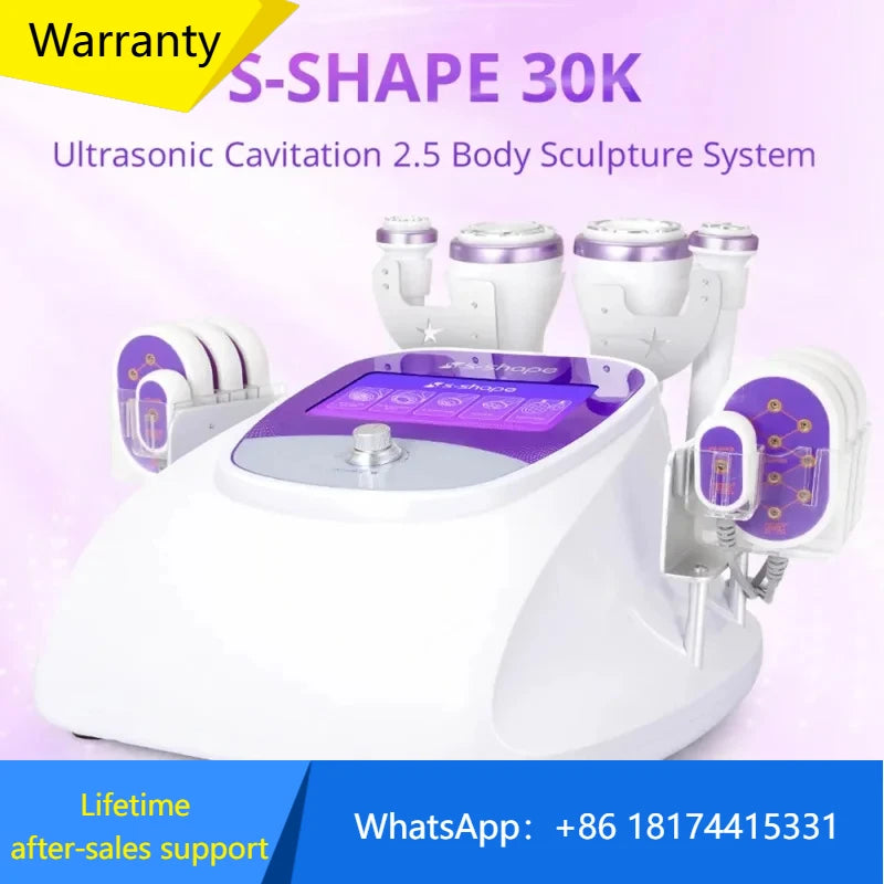 Máquina de adelgazamiento láser Lipo 5 en 1 cavitación ultrasónica RF