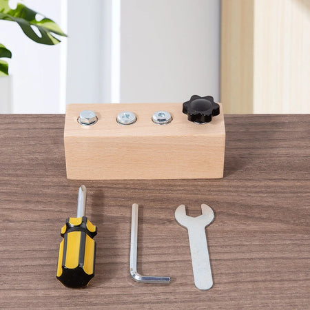 Kids Wooden Screw Nut Disassembly Toy &ndash; Fine Motor Skills NB180C1