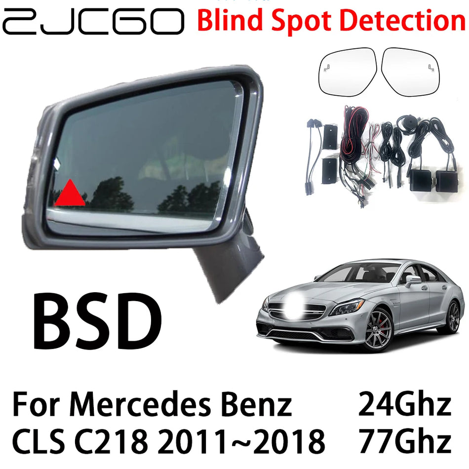 Systém detekce mrtvého úhlu na bázi radaru pro Mercedes-Benz CLS C218 2011-2018 BSD