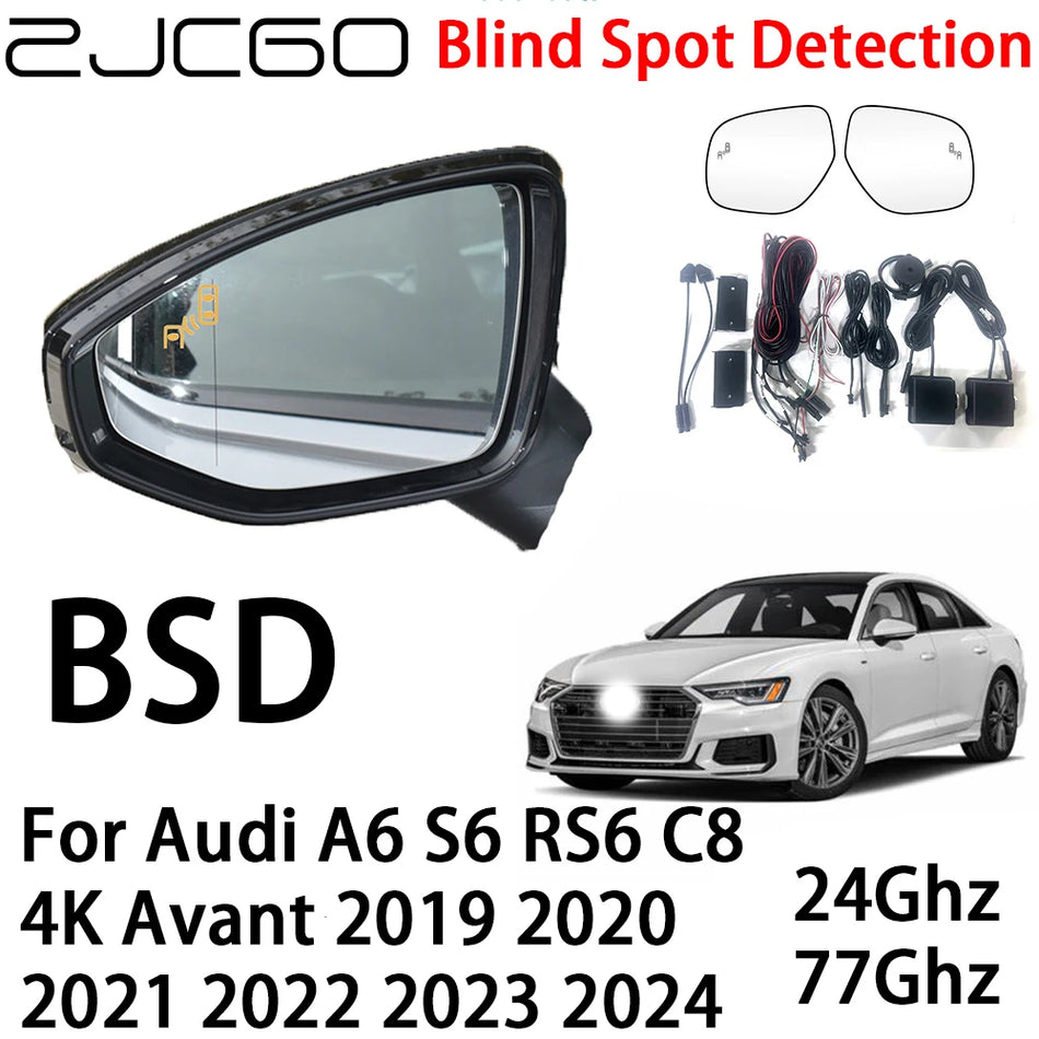 Audi A6 S6 RS6 C8 Avant için Kör Nokta Tespiti ile Çift MmWave Radar Radar Uyarı Sistemi