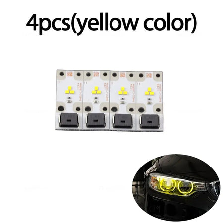 Yellow Daytime DRL Light Driving LED Angel Eye Maker Light Diode Board Chip for BMW 4 Series F32 F33 F36 Pre-LCI 2014-2017 by InterCyprus Trading Ltd