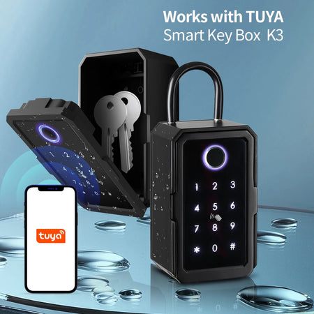 Tuya Key Box &ndash; Waterproof Bluetooth Lock Box Pro Airbnb
