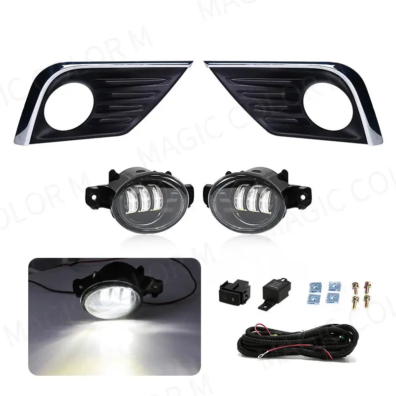 Fog Light For Nissan Altima 2016 2017 2018 Fog Light Frame Fog Lights Cover Headlight Covers Grilles Switch Car Accessories by InterCyprus Trading Ltd