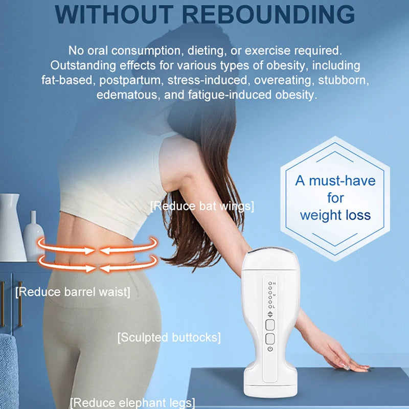 Υπερηχητικός Κεφαλοθεραπευτής Κενού για Αφαίρεση Λίπους από την Κοιλιά και Αδυνάτισμα