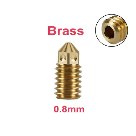 Upgrade Nozzle For Anycubic Kobra 3 Max 0.4mm 0.6mm 0.8mm Brass-0.8