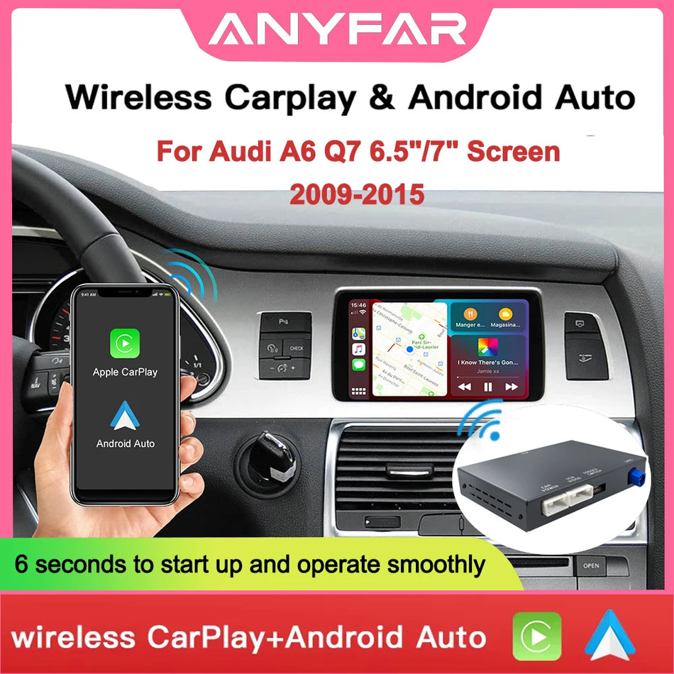 Audi A6 Q7 2009-2015 Cutie de Decodare pentru Upgrade OEM Ecran cu Retrofit CarPlay