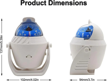 Navigation Compass Ball &ndash; Precise Deviation Adjustment