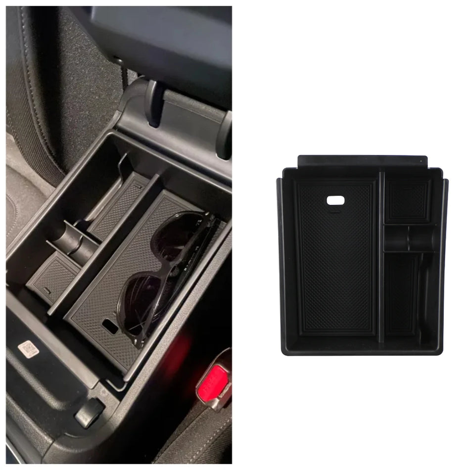 Úložná miska na opěrku středové konzole pro Hyundai Tucson NX4, ABS plast s protiskluzovou podložkou odolnou proti poškrábání