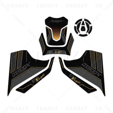 3M Motorcycle Fuel Tank Pad Stickers &ndash; Anti-Slip Protection for Voge Valico 900 DSX 2024 3M Anti Slip  003