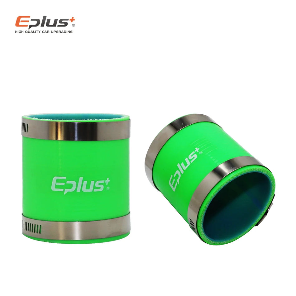 Универсальный зеленый силиконовый трубопровод прямой соединитель для автомобильного интеркулера 76мм