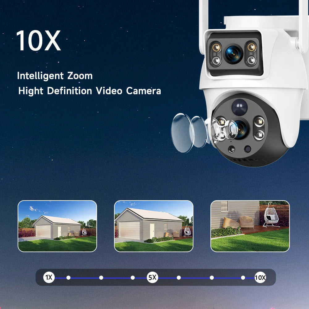 V380 8MP Dual Lens Outdoor Camera