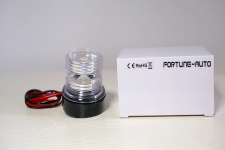 Pure White 12-24V Fold Down Waterproof LED Marine Navigation Light Anchor Light