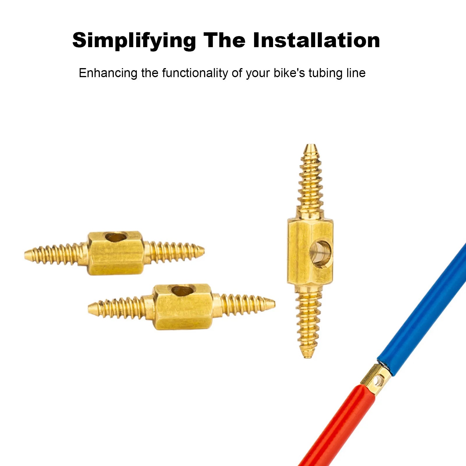 Bike Wire Threader Copper Tube Connector &ndash; Durable Copper