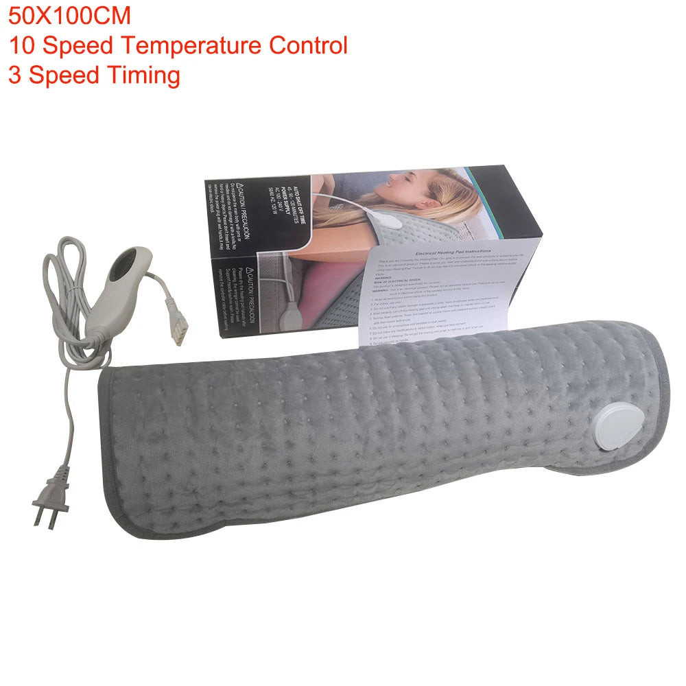 Many Size Electric Heating Blanket Pad &ndash; Adjustable Heat 50X100cm / US / CHINA