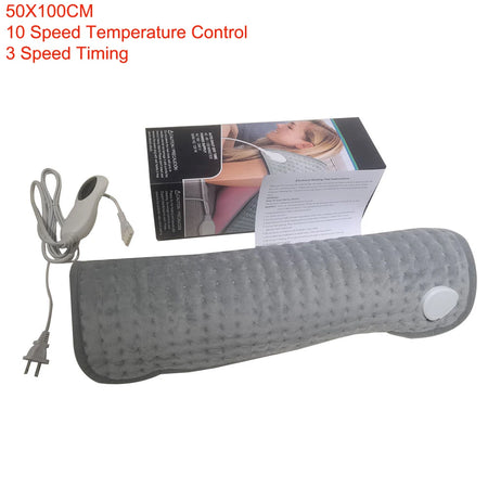 Many Size Electric Heating Blanket Pad &ndash; Adjustable Heat 50X100cm / US / CHINA