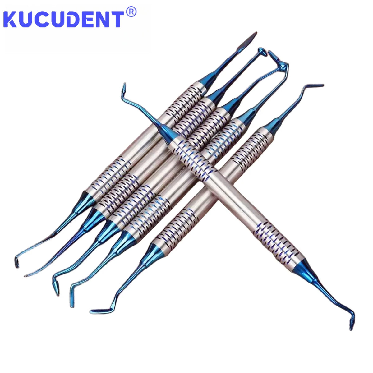 Dental Resin Spatulas Titanium Plated &ndash; Double Head