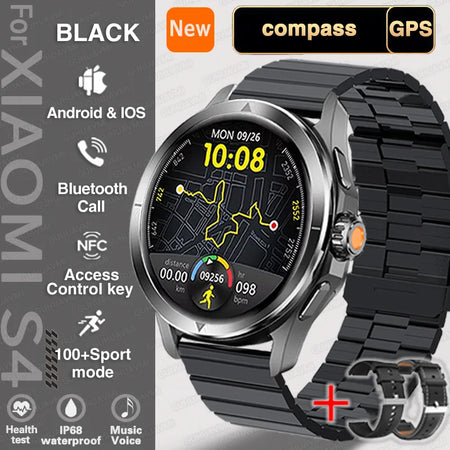 Xiaomi S4 Ultra - Outdoor Sport GPS Health Tracking Black Steel B 2A / Global version