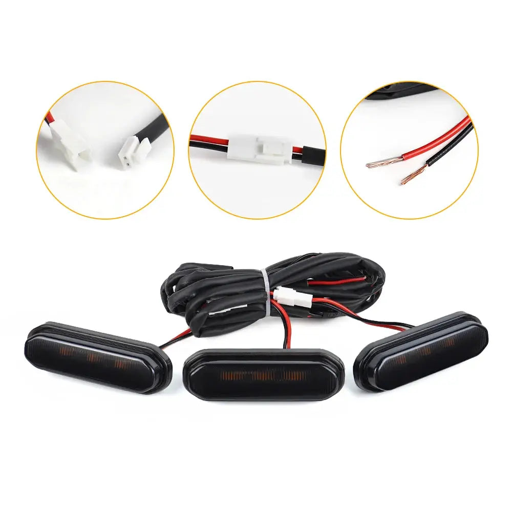 Front Grill Lights for Ford Bronco Sport 2021-2023 by InterCyprus Trading Ltd