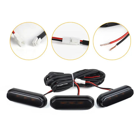 Front Grill Lights for Ford Bronco Sport 2021-2023 by InterCyprus Trading Ltd