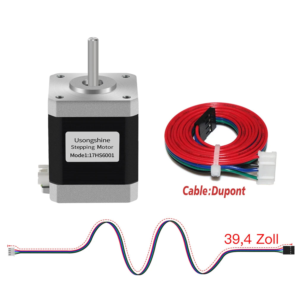 Usongshine Nema17 Stepper Motor &ndash; Exceptional Precision and Reliability 17HS6001 Dupont / CHINA / 1 PCS
