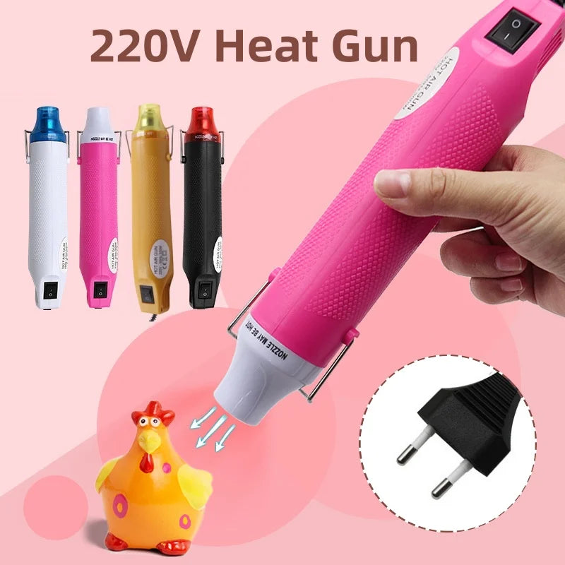 Pistolet à air chaud 220V 300W pour le bricolage, embossage et soudage plastique