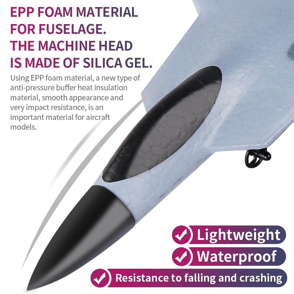 Z58 EPP Camouflage RC Plane - 2.4G Remote Control Aircraft for Kids