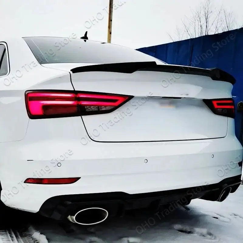 Заден спойлер за капака на багажника за Audi A3 S3 8V 2014 2020 ABS