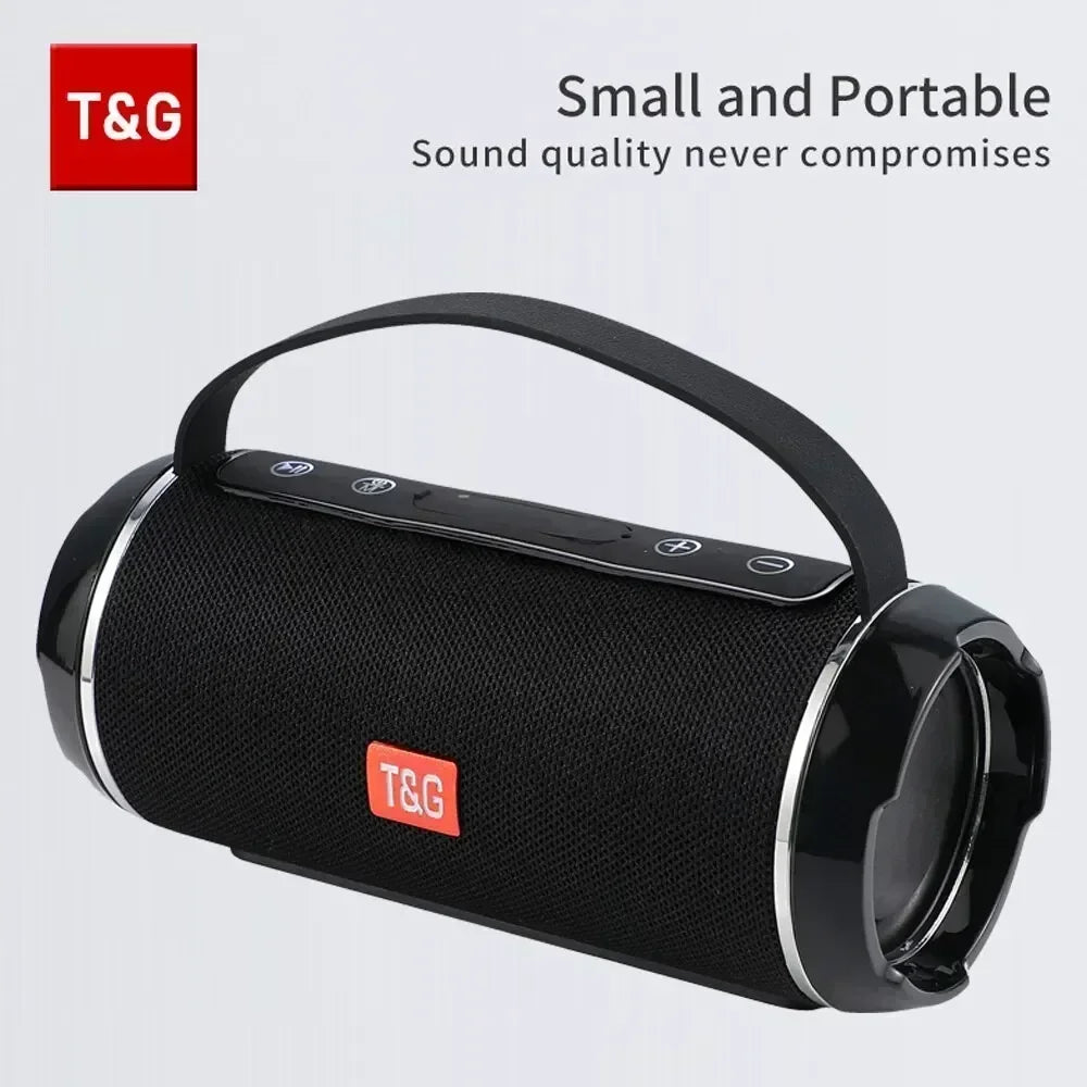 Powerful Waterproof TWS Bluetooth Speaker with 3D Stereo Sound