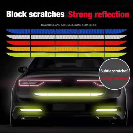 Car Wheel Hub Reflective Stripes Sticker - High Visibility
