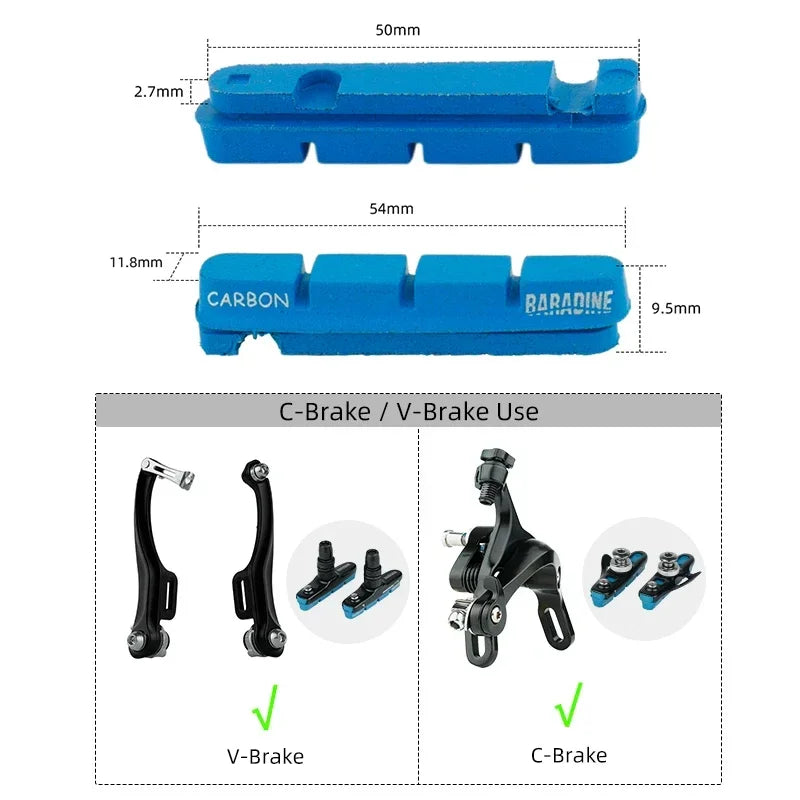 Baradine 453 Brake Pads &ndash; Advanced Heat Dissipation Technology
