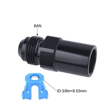 1PC Aluminum 6AN 8AN Male To 3/8" 5/16" Quick Disconnect Male Push On EFI Fitting Adapter Quick Connect by InterCyprus Trading Ltd