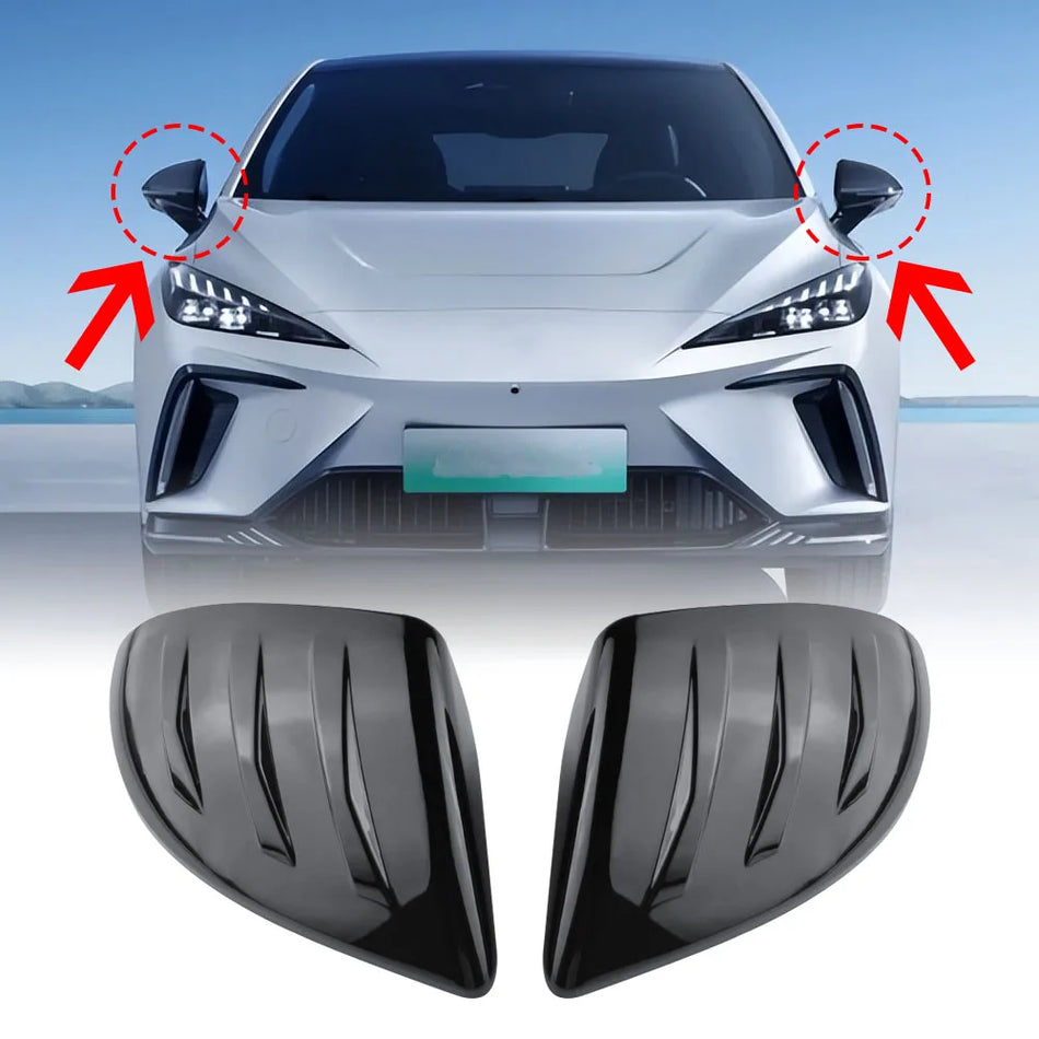 MG4 Mulan EV Rearview Mirror Cover Frame With Chrome Finish