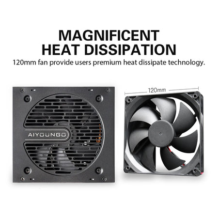 Aigo AT Power Supply PC Gamer 550W 650W 750W &ndash; 80 Plus