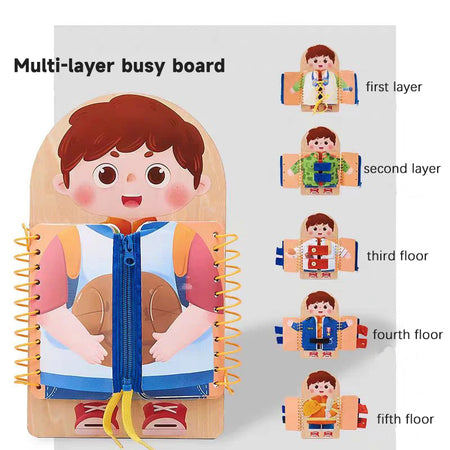 Early Education Busy Board &ndash; Montessori Learning Toy