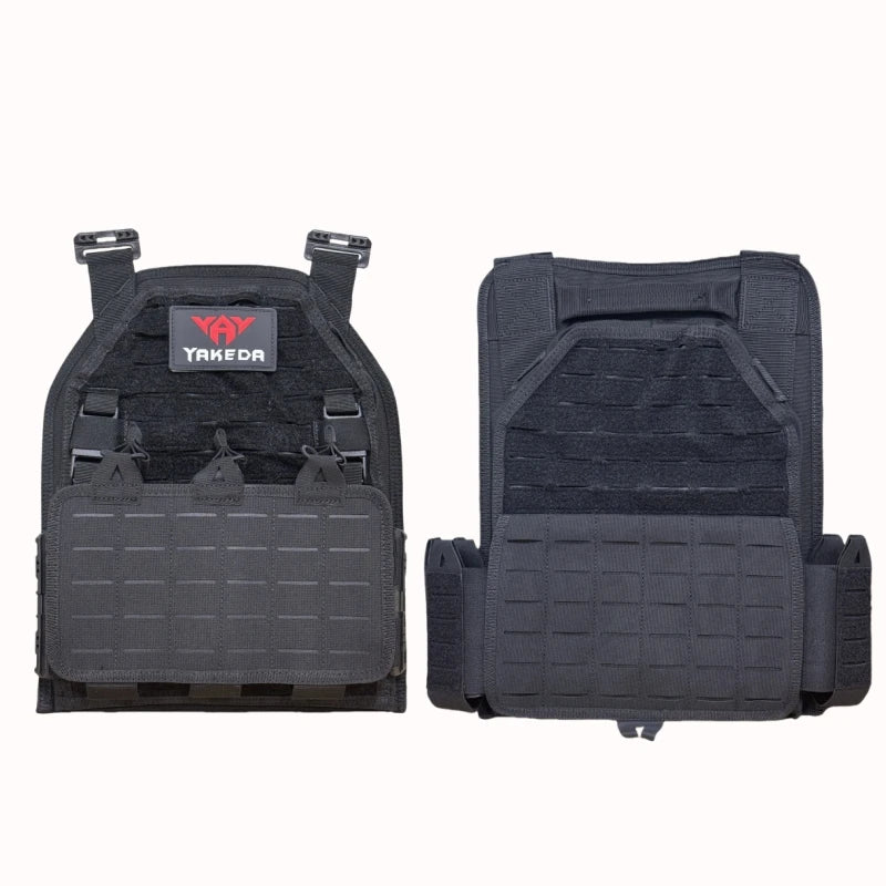 YAKEDA Tactical Vest 6094 &ndash; Lightweight Molle Vest Outdoors Black
