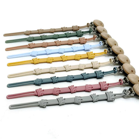 Pacifier Chain Clip &ndash; Multi-Functional Silicone Anti-Drop Design